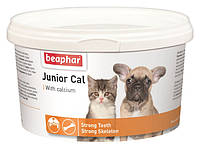 Витамины и минералы Beaphar Junior Cal Кормовая добавка для щенков и котят 200 г