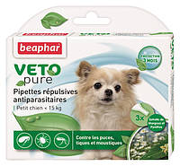 От блох и клещей Beaphar Beaphar Bio Spot On Veto pure Капли от блох, клещей и комаров для собак малых пород 1