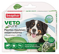 От блох и клещей Beaphar Bio Spot On Veto pure Капли от блох, клещей и комаров для собак крупных пород 1