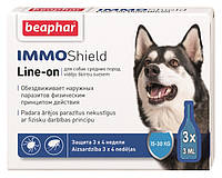 От блох и клещей Beaphar IMMO Shield Капли от блох и клещей для собак от 15 до 30 кг 1 пипетка по 3 мл
