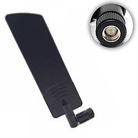 Універсальна антена WiFi 600-5800 MHz 5G 4G LTE GSM 12 dBi SMA Male для роутера, модему, репітера