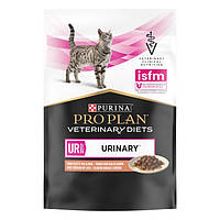 Консервированный корм Pro Plan Veterinary Diets Veterinary Diets UR Urinary Кусочки в подливке с лососем для