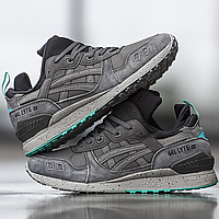 Кроссовки мужские зимние Asics Gel lyte III gray termo / Асикс гель лайт 3 винтер серые термо 40