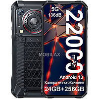 Cмартфон Oukitel WP33 Pro 8/256Gb, 5G, 22000 mAh, противоударный телефон тепловизор