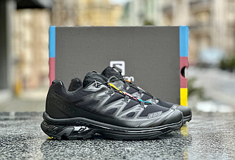 Чоловічі кросівки Salomon XT-6 black Adv Dover S-LAB взуття Саломон чорні текстиль весна осінь