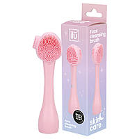 Щітка для вмивання та масажу обличчя, рожева Ilu Face Cleansing Brush Pink 1 шт.