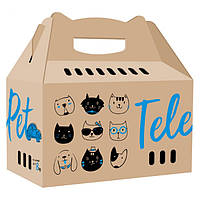 Сумки и переноски Collar TelePet Картонная переноска для кошек и собак 1 шт