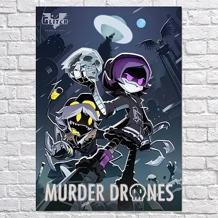 Плакат "Дрони-вбивці, Murder Drones", 60×43см, фото 2