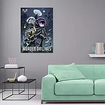 Плакат "Дрони-вбивці, Murder Drones", 60×43см, фото 2