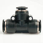 Фітинг пневматичний APEG12-10 т-подібний під шланги D12 та D10