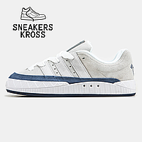 Женские кроссовки Adidas Adimatic x Human Made Blue White, Кроссовки Адидас Адиматик, Adidas Neighborhood