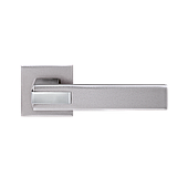 Ручка для дверей на розетці MVM QOOB SLIM Чорний нікель/матовий чорний нікель (Z-1320/E20 BN/SBN)