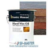 Масло для паркета, паркетной доски, деревянного пола "HARD WAX OIL" (10 л) Bionic House (Бионик Хаус)