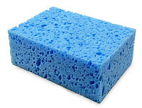 Губка для миття плитки синя 160х110х60 мм.