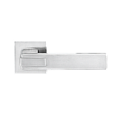 Ручка для дверей на розетке MVM QOOB SLIM Матовий хром (Z-1320/E20 MC)