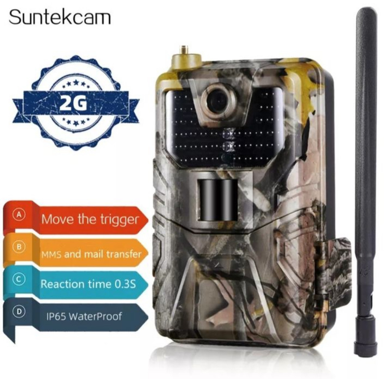 Фотоловушка Suntek hc900m 2G з датчиком руху і нічною зйомкою - фото 1 - id-p2111480557