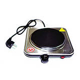 Дискова електроплитка RAF R.8843 1000 Вт портативна електрична плита для дому та дачі, фото 5