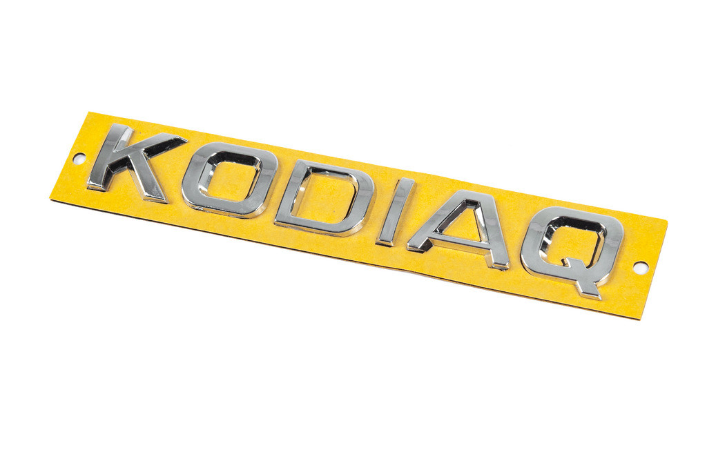 Надпись Kodiaq (160 мм на 22мм) для Skoda Kodiaq - фото 2 - id-p2111443755