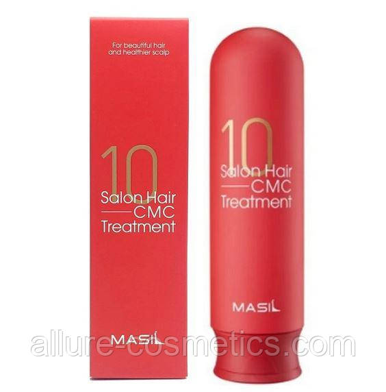 Відновлювальний професійний бальзам із керамідами MASIL 10 SALON HAIR CMC TREATMENT 300ml