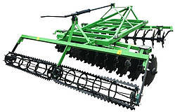 Дискова борона навісна Bomet 2,4 м (2 секції, 22 диска) з катком польська