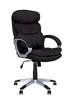 Компьютерное офисное кресло для руководителя Дольче Dolce Tilt PL-35 ткань PL-19 темно-серый велюр