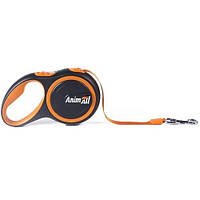 AnimAll Поводок-рулетка для собак, оранжевый M