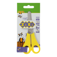 Ножиці дитячі ZiBi KIDS Line із лінійкою 13,2 см Жовті арт. ZB.5001-08