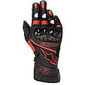 Моторукавиці шкіряні гоночні Alpinestars Twin Ring, фото 3