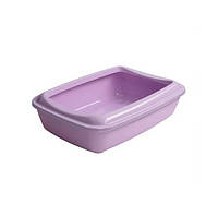AnimAll Туалет для кошек под наполнитель, фиолетовый 58x42x24 см