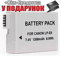 Аккумулятор LP-E8 1200 mAh 7.4V для Canon