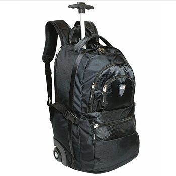 Міський Рюкзак на колесах для мандрівок Semi Line 39 Black (8358) Польща