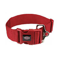 Trixie Premium Ошейник для собак, красный S-M: 30-45см/15мм
