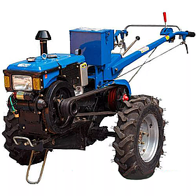 Мотоблок дизельний синій без плуга Forte МД-121Е LUX, 195 мм, 12 к.с, 5,5 л