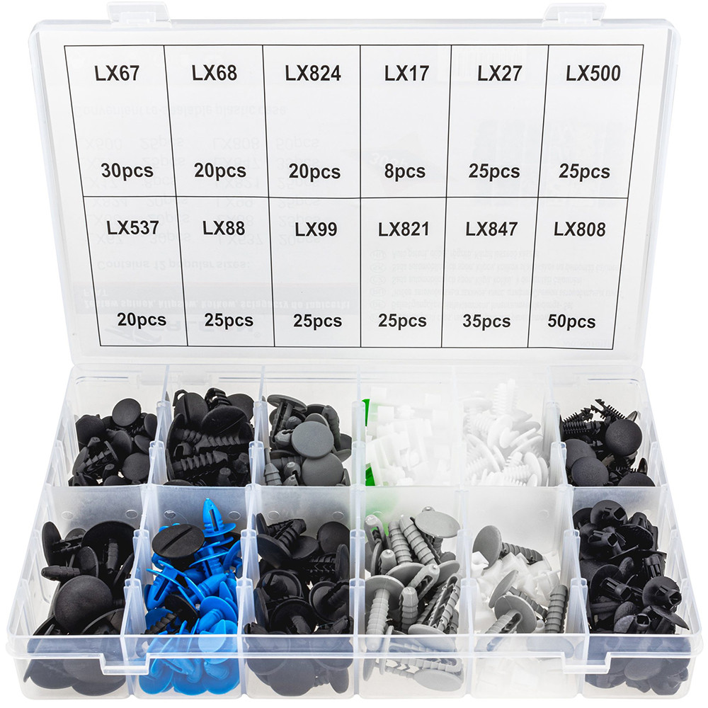 Набір автомобільного кріплення для FIAT 308 шт. 12 типів Falcon F01178, фото 1