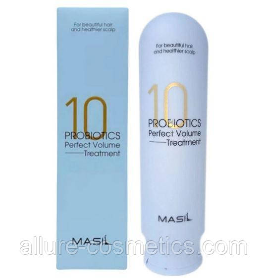 Бальзам для об'єму волосся з пробіотиками MASIL 10 PROBIOTICS PERFECT VOLUME TREATMENT 300ml