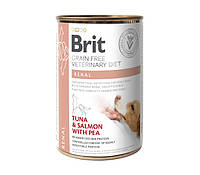 Brit Grain Free VetDiets Renal Tuna & Salmon with Pea - диетические беззерновые консервы с тунцом и лососем с