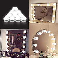 Светодиодная подсветка для зеркала, лед зеркало для макияжа, подсветка зеркала в ванной, лампы для зеркала