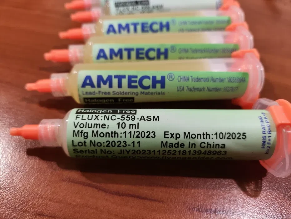 Флюс AMTECH NC-559-ASM для пайки BGA и PGA компонентів