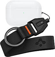 Ремешок Spigen Lanyard + Keychain для AirPods Pro 2, Black, ASD05860