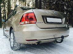 Фаркоп Volkswagen Polo седан 2009-2020 (Фольксваген Поло седан) гак на болтах
