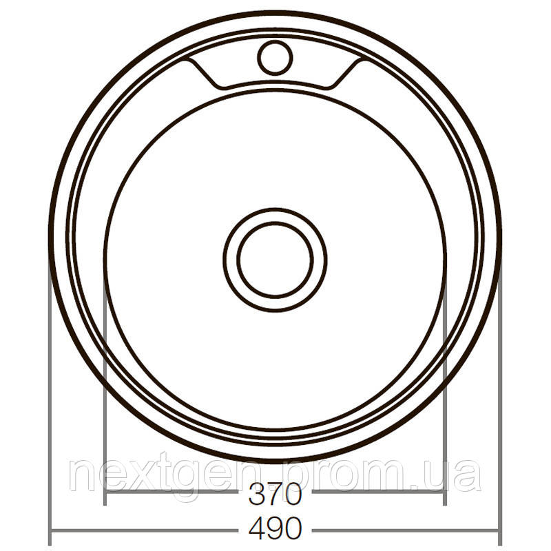 Мойка кухонная ZERIX Z490-06-180D (ZX1583) KN, код: 2668188 - фото 2 - id-p2111458578