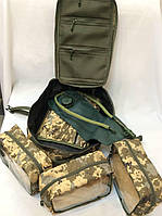 Рюкзак сумка медика тактический /быстрого сброса для парамедика 45*25*15 Пиксель гидратор в подарок