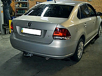 Фаркоп Volkswagen Polo седан 2010-2020 (Фольксваген Поло) оцинкованный