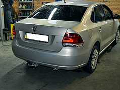 Фаркоп Volkswagen Polo седан 2010-2020 (Фольксваген Поло) оцинкований