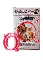 AnimAll VetLine Ошейник противопаразитарный для кошек и собак, коралловый 35 см