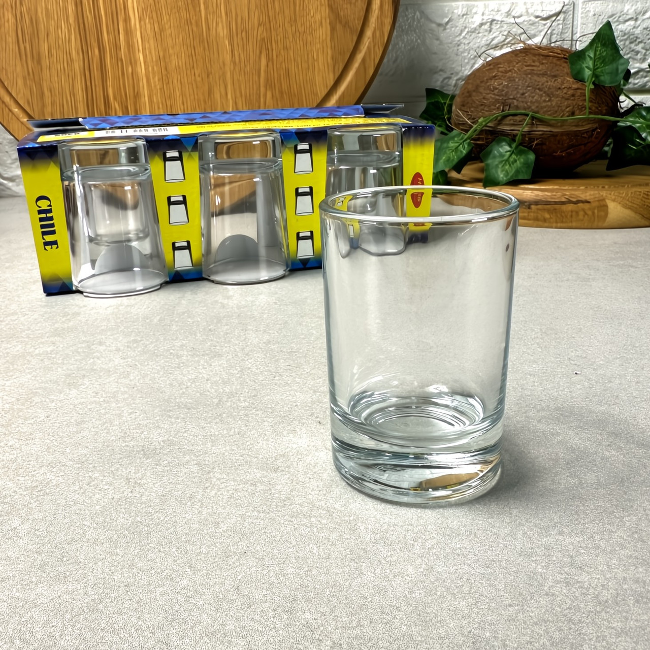 Набір гладких стопок 6 шт 57 мл Чилі