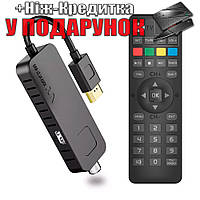 ТВ-тюнер UBISHENG DVB-T2 DVB-C Dolby Audio H.265/HEVC U3mini Черный