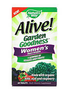 Рыбий жир Nature's Way, Alive! Garden Goodness 60 штук