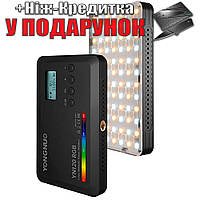 Лампа для відеозйомки YONGNUO YN120 RGB 3100 мАг світлодіодна 2500K-9000K накамерне світло Світло YN120 RGB Чорний