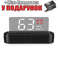 Бортовий комп'ютер проекційний GEYIREN C100 Проекційний дисплей OBD II Чорний